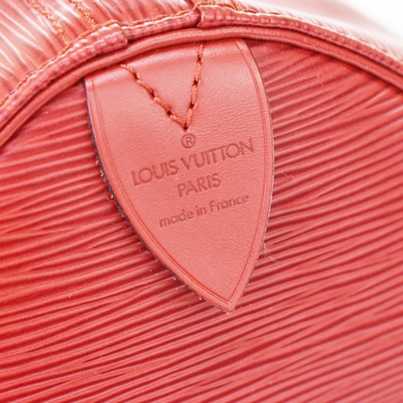 Keepall 45 Epi Leather Red Hand Bag - Picture 8 of 9